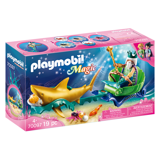 King of the Sea with Shark Carriage Playmobil Online