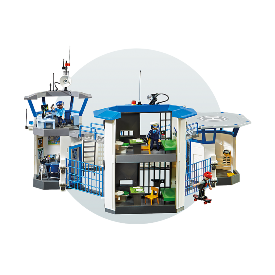 Police Headquarters with Prison Playmobil Online