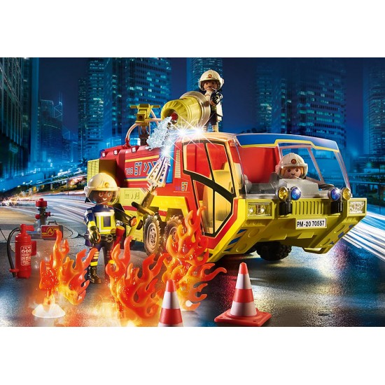 Fire Engine with Truck Playmobil Online