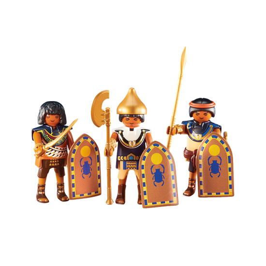 3 Egyptian Soldiers Playmobil Online