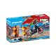 Stunt Show Motocross with Fiery Wall Playmobil Online