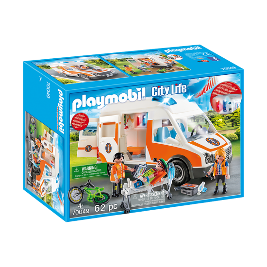 Ambulance with Flashing Lights Playmobil Online