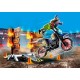 Stunt Show Motocross with Fiery Wall Playmobil Online