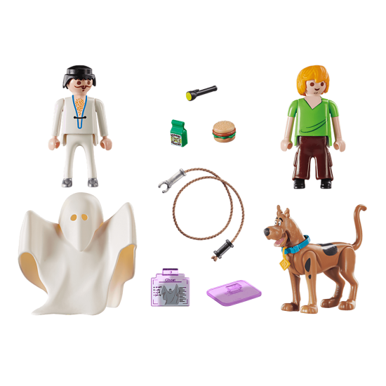 SCOOBY-DOO! Scooby and Shaggy with Ghost Playmobil Sale