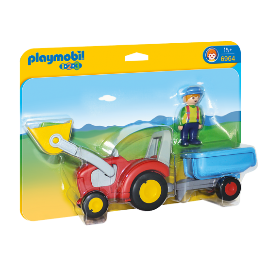 Tractor with Trailer Playmobil Sale