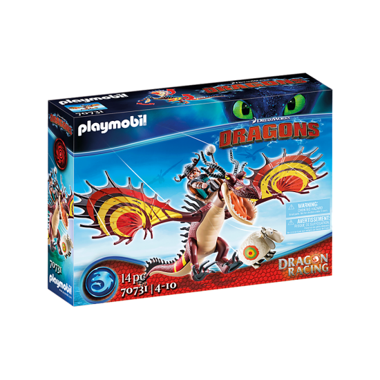 Dragon Racing: Snotlout and Hookfang Playmobil Online