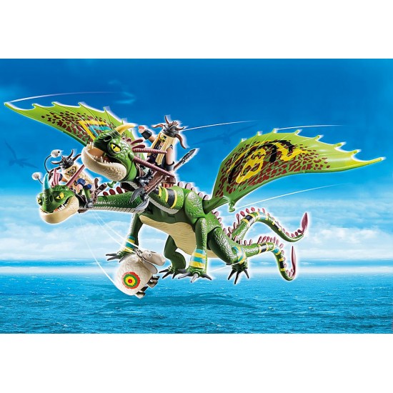 Dragon Racing: Ruffnut and Tuffnut with Barf and Belch Playmobil Online
